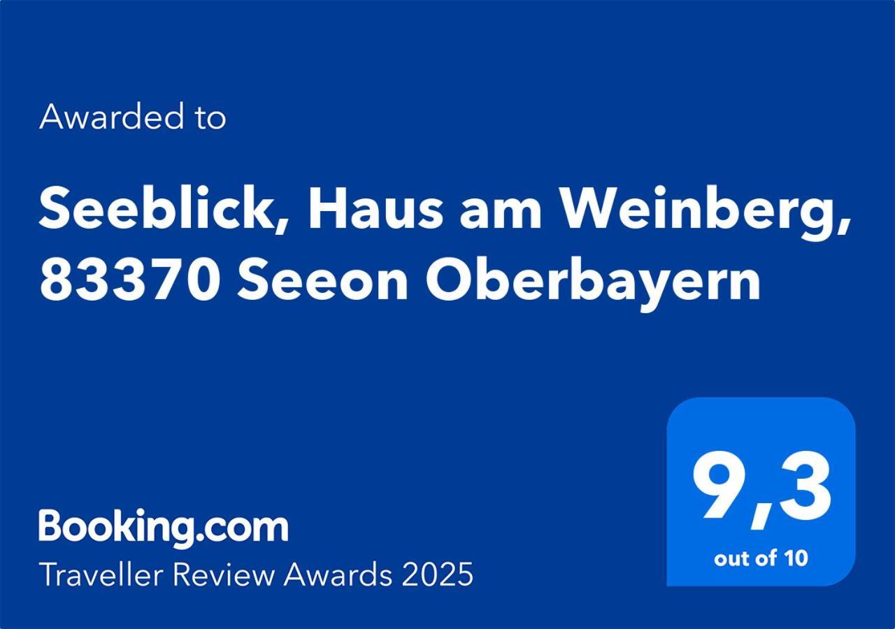 Seeblick Chiemgau, Haus Am Weinberg, 83370 Seeon Oberbayern 外观 照片
